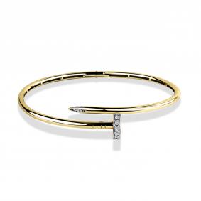 Браслет из лимонного золота GRIGORIEV Г09-13-0690-11-00 с бриллиантом Г09-13-0690-11-00 фото