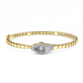 Браслет из лимонного золота GRIGORIEV Г09-13-51042-31-00 с бриллиантом Г09-13-51042-31-00 фото