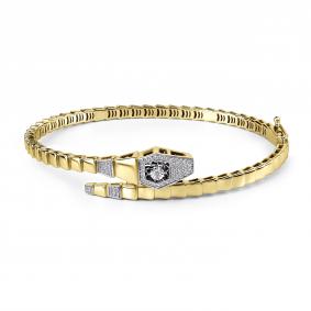 Браслет из лимонного золота GRIGORIEV Г09-13-51058-31-00 с бриллиантом Г09-13-51058-31-00 фото