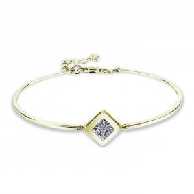 Браслет из лимонного золота GRIGORIEV Г09-13-5737-31-00 с бриллиантом Г09-13-5737-31-00 фото