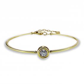 Браслет из лимонного золота GRIGORIEV Г09-13-5743-31-00 с бриллиантом Г09-13-5743-31-00 фото