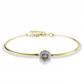 Браслет из лимонного золота GRIGORIEV Г09-13-5892-31-00 с бриллиантом Г09-13-5892-31-00 фото