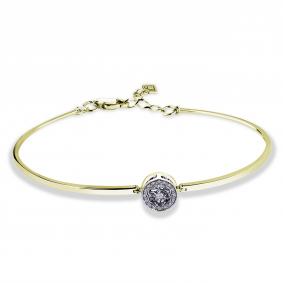 Браслет из лимонного золота GRIGORIEV Г09-13-5925-31-00 с бриллиантом Г09-13-5925-31-00 фото