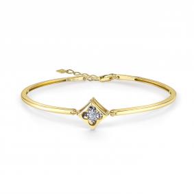 Браслет из лимонного золота GRIGORIEV Г09-13-5957-31-00 с бриллиантом Г09-13-5957-31-00 фото