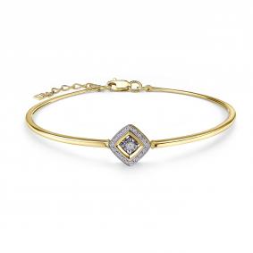 Браслет из лимонного золота GRIGORIEV Г09-13-71375-31-00 с бриллиантом Г09-13-71375-31-00 фото