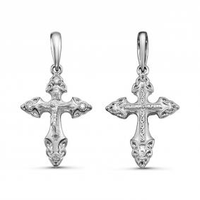 Серебряная подвеска GRIGORIEV Г10-01-0003(с) с фианитом Г10-01-0003(с) фото