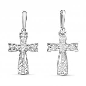 Серебряная подвеска GRIGORIEV Г10-01-0008(с) с фианитом Г10-01-0008(с) фото