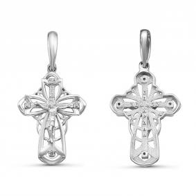 Серебряная подвеска GRIGORIEV Г10-01-0010(с) с фианитом Г10-01-0010(с) фото