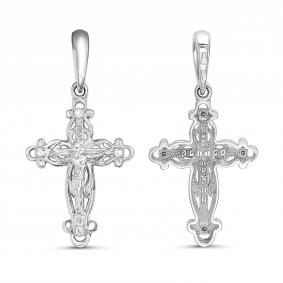 Серебряная подвеска GRIGORIEV Г10-01-0013(с) с фианитом Г10-01-0013(с) фото