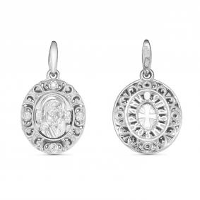 Серебряная подвеска GRIGORIEV Г10-01-0021(с) с фианитом Г10-01-0021(с) фото