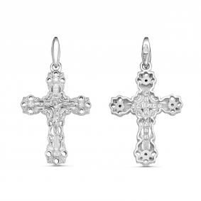 Серебряная подвеска GRIGORIEV Г10-01-0023(с) с фианитом Г10-01-0023(с) фото