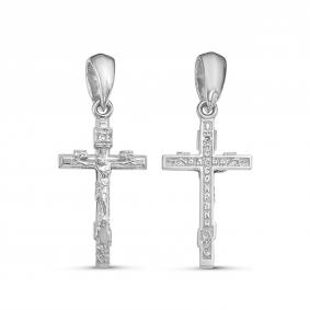 Серебряная подвеска GRIGORIEV Г10-01-0025(с) с фианитом Г10-01-0025(с) фото