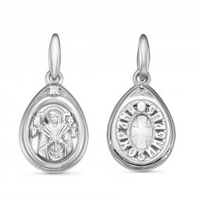 Серебряная подвеска GRIGORIEV Г10-01-0040(с) с фианитом Г10-01-0040(с) фото