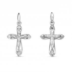 Серебряная подвеска GRIGORIEV Г10-01-0043(с) с фианитом Г10-01-0043(с) фото