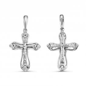 Серебряная подвеска GRIGORIEV Г10-01-0045(с) с фианитом Г10-01-0045(с) фото