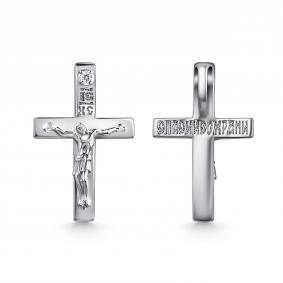 Серебряная подвеска GRIGORIEV Г10-01-0066(с) с фианитом Г10-01-0066(с) фото