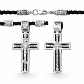 Серебряная подвеска GRIGORIEV Г10-10-0088-42-00 с агатом Г10-10-0088-42-00 фото