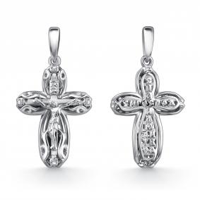 Подвеска из белого золота GRIGORIEV Г10-12-0035 с бриллиантом Г10-12-0035 фото