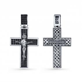 Подвеска из белого золота GRIGORIEV Г10-12-0095-12-00 с чёрным бриллиантом Г10-12-0095-12-00 фото