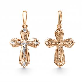 Золотая подвеска GRIGORIEV Г10-14-0001 с бриллиантом Г10-14-0001 фото