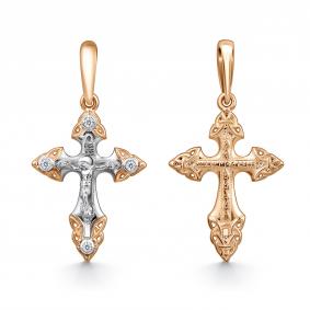 Золотая подвеска GRIGORIEV Г10-14-0003 с бриллиантом Г10-14-0003 фото