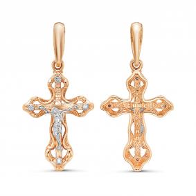 Золотая подвеска GRIGORIEV Г10-14-0007 с бриллиантом Г10-14-0007 фото