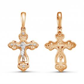 Золотая подвеска GRIGORIEV Г10-14-0009 с бриллиантом Г10-14-0009 фото