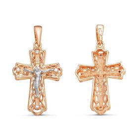 Золотая подвеска GRIGORIEV Г10-14-0011 с бриллиантом Г10-14-0011 фото