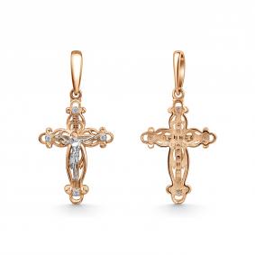 Золотая подвеска GRIGORIEV Г10-14-0013 с бриллиантом Г10-14-0013 фото