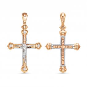 Золотая подвеска GRIGORIEV Г10-14-0016 с бриллиантом Г10-14-0016 фото