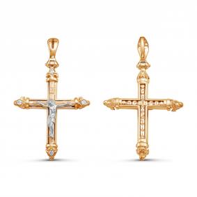 Золотая подвеска GRIGORIEV Г10-14-0017 с бриллиантом Г10-14-0017 фото