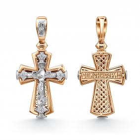 Золотая подвеска GRIGORIEV Г10-14-0020 с бриллиантом Г10-14-0020 фото