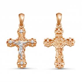 Золотая подвеска GRIGORIEV Г10-14-0023 с бриллиантом Г10-14-0023 фото