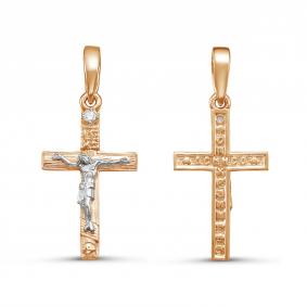 Золотая подвеска GRIGORIEV Г10-14-0030 с бриллиантом Г10-14-0030 фото