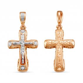 Золотая подвеска GRIGORIEV Г10-14-0032 с бриллиантом Г10-14-0032 фото