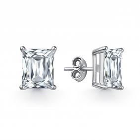 Серебряные серьги GRIGORIEV Г12-10-01188-41-00 с фианитом Г12-10-01188-41-00 фото