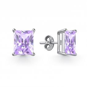 Серебряные серьги GRIGORIEV Г12-10-01188-44-00 с фианитом Г12-10-01188-44-00 фото