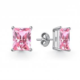 Серебряные серьги GRIGORIEV Г12-10-01188-45-00 с фианитом Г12-10-01188-45-00 фото