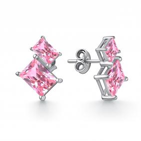 Серебряные серьги GRIGORIEV Г12-10-01189-45-00 с фианитом Г12-10-01189-45-00 фото