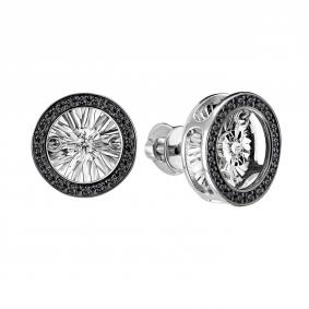 Серебряные серьги GRIGORIEV Г12-10-5478-43-00 с фианитом Г12-10-5478-43-00 фото