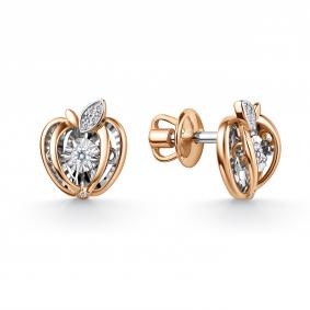 Золотые серьги GRIGORIEV Г12-11-51130-31-00 с бриллиантом Г12-11-51130-31-00 фото