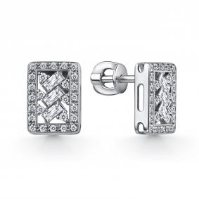 Серьги из белого золота GRIGORIEV Г12-12-01055-11-00 Г12-12-01055-11-00 фото