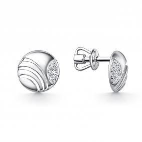 Серьги из белого золота GRIGORIEV Г12-12-01159-41-00 Г12-12-01159-41-00 фото