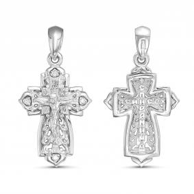 Серебряная подвеска GRIGORIEV ГБр10-10-0002(с) с бриллиантом ГБр10-10-0002(с) фото