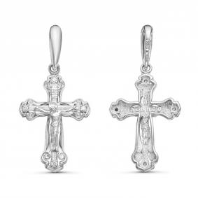 Серебряная подвеска GRIGORIEV ГБр10-10-0012(с) с бриллиантом ГБр10-10-0012(с) фото