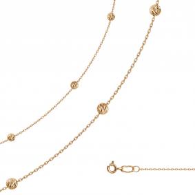 Цепь плетение Фантазийное из золочёного серебра Высоковы 585 Д530-П Д530-П фото