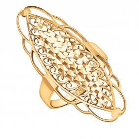 Кольцо из золочёного серебра Atoll ЗС10255аз-925 ЗС10255аз-925 фото