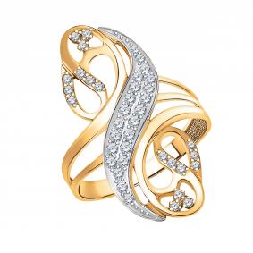 Золотое кольцо Atoll ЗС10272 с фианитом ЗС10272 фото