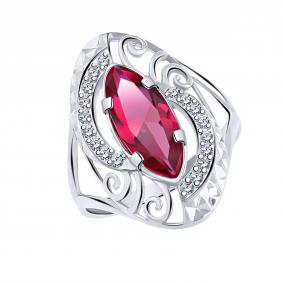 Серебряное кольцо Atoll ЗС10390ас1-925 с фианитом ЗС10390ас1-925 фото