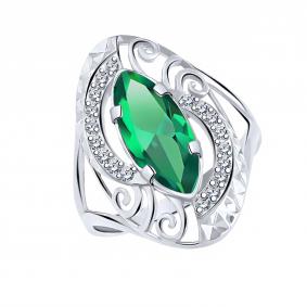 Серебряное кольцо Atoll ЗС10390ас2-925 с фианитом ЗС10390ас2-925 фото